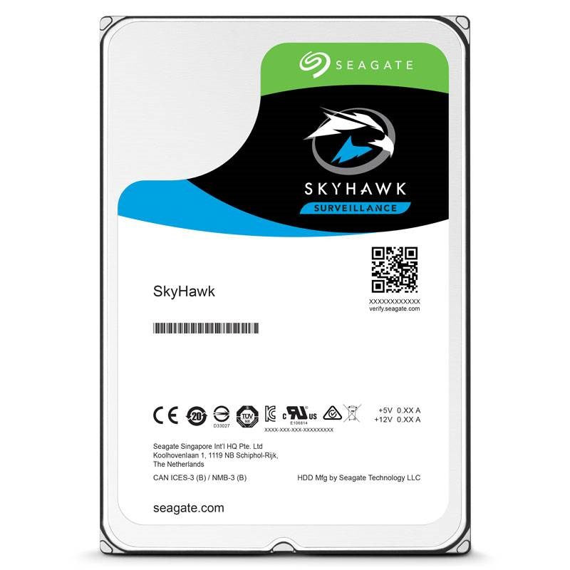 Seagate 6TB 3.5' SkyHawk 256MB SATA HDD, Surveillance Optimized, NVR Ready, ImagePerfect 3 Years Warranty Seagate