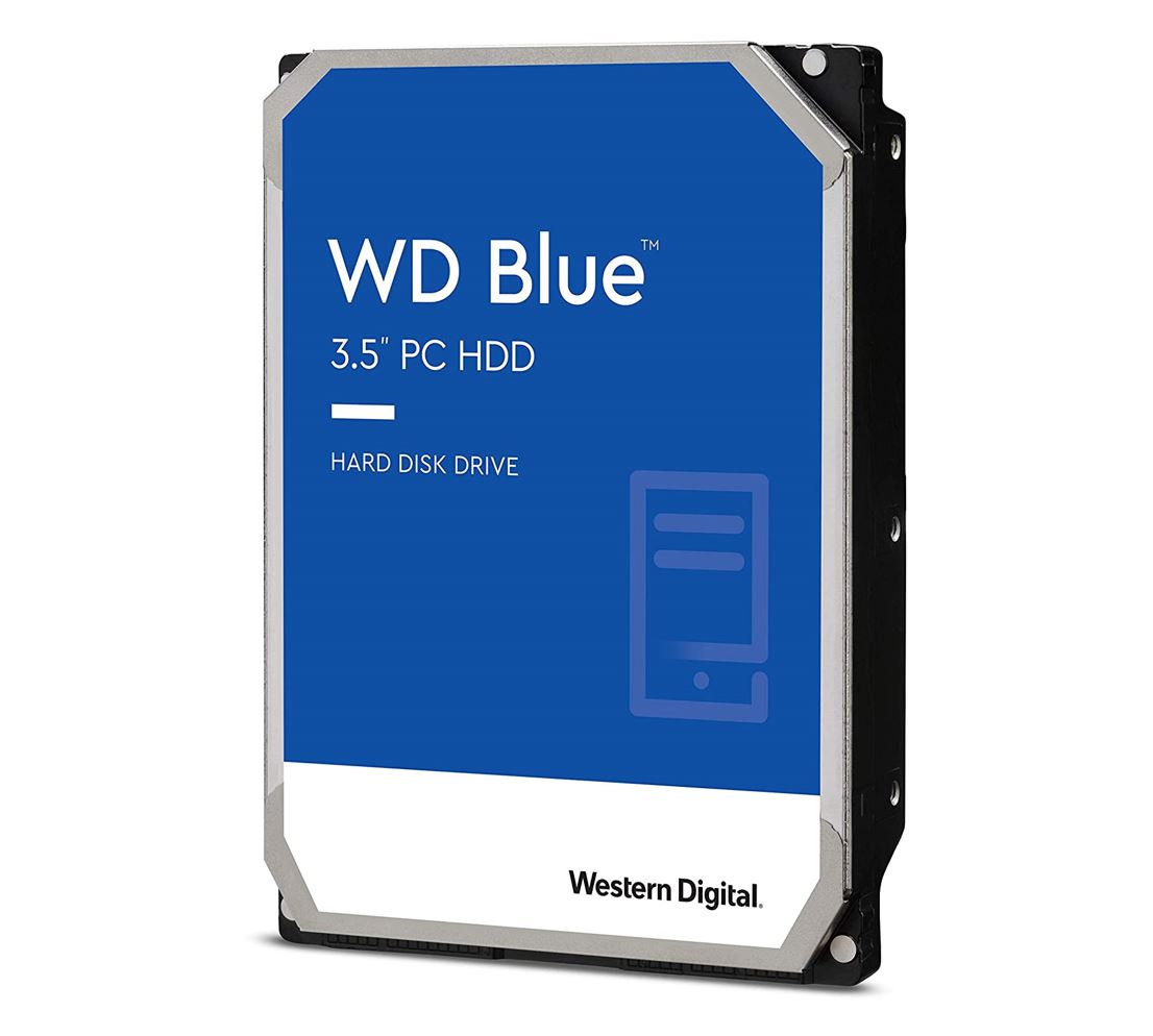 Western Digital WD Blue 1TB 3.5' HDD SATA 6Gb/s 7200RPM 64MB Cache CMR Tech 2yrs Wty Western Digital