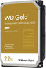 Western Digital 22TB WD Gold Enterprise Class SATA Internal Hard Drive HDD - 7200 RPM, SATA 6 Gb/s, 512 MB Cache, 3.5'- 5 Years Limited Warranty