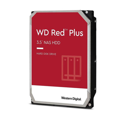 Western Digital WD Red Plus 12TB 3.5' NAS HDD SATA3 7200RPM 256MB Cache 24x7 180TBW ~8-bays NASware 3.0 CMR Tech 3yrs wty Western Digital