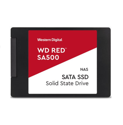 Western Digital WD Red SA500 2TB 2.5' SATA NAS SSD 24/7 560MB/s 530MB/s R/W 95K/85K IOPS 1300TBW 2M hrs MTBF 5yrs wty Western Digital