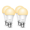 TP-Link Tapo L510B(4-Pack) Smart Wi-Fi Light Bulb, Bayonet Fitting Dimmable, No Hub Required, Voice Control, Schedule & Timer 2700K 8.7W 2.4 GHz 802.1 TP-LINK