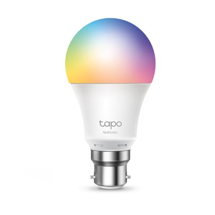 TP-Link Tapo L530B Smart Wi-Fi Light Bulb, Bayonet Fitting, Multicolour (B22 / E27), No Hub Required, Voice Control, Schedule & Timer, TP-LINK