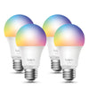 TP-LInk Tapo L530E(4-pack) Smart Wi-Fi Light Bulb, Multicolor, Edison Screw, No Hub Required, Voice Control, 60W TP-LINK