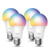 TP-LInk Tapo L530E(4-pack) Smart Wi-Fi Light Bulb, Multicolor, Edison Screw, No Hub Required, Voice Control, 60W TP-LINK