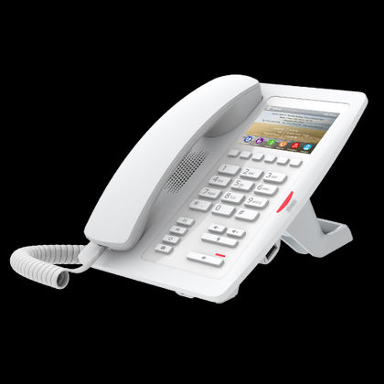 Fanvil H5 Hotel / Office Enterprise IP Phone - 3.5' Colour Screen, 1 Line, 6 x Programmable Buttons, Dual 10/100 NIC, POE, 2 Years Warranty- White freeshipping - Goodmayes Online