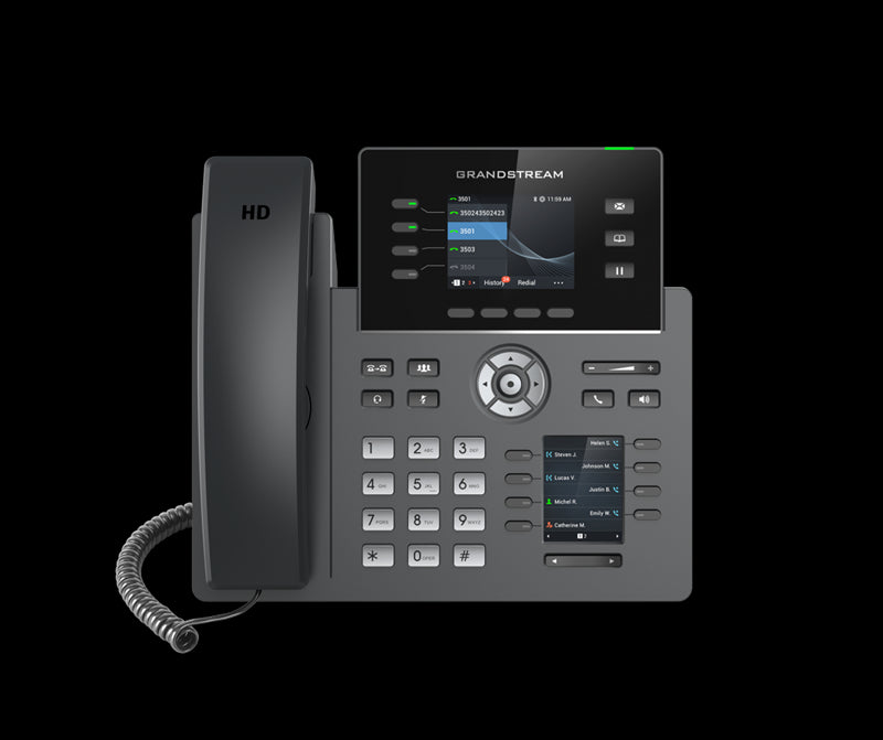 Grandstream GRP2614 4 Line IP Phone, 4 SIP Accounts, 320x240 Colour Screen, BLF Keys, HD Audio Grandstream