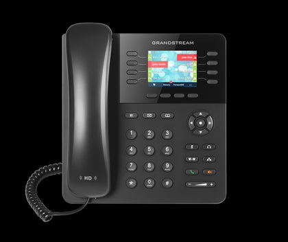 Grandstream GXP2135 8 Line IP Phone, 4 SIP Accounts, 320x240 Colour LCD Screen, HD Audio, Built-In Bluetooth, Powerable Via POE freeshipping - Goodmayes Online