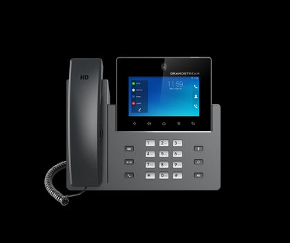 Grandstream GXV3350 16 Line Android IP Phone, 16 SIP Accounts, 1280 x 800 Colour Touch Screen, 1MB Camera, Built In Bluetooth+WiFi, Powerable Via POE freeshipping - Goodmayes Online