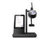 Yealink WH66 Mono Teams Edition  DECT Wirelss Headset With 4' Touch Screen, Busylight On Headset, Leather Ear Cushions, 1 x USB3.0, 2 x USB2.0 Ports Yealink