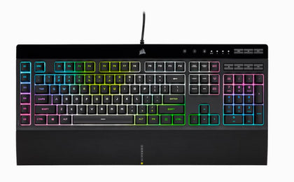 Corsair K55 RGB PRO XT, IP42 Spill Resistant, Marco Controls, ICUE Game Integration, RGB Effects, Gaming Keyboard (LS) > KBCH-K55KATARGBPRO Corsair