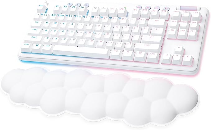 Logitech G715 Wireless Gaming Keyboard  30 GAMING HOUR BATTERY USB-C charge port, cable included 87 KEY TKL