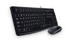 Logitech MK120 Keyboard & Mouse Combo Quiet typing and Spill resistant High-definition optpical tracking Thin profile 3yr wty Logitech