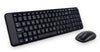 Logitech MK220 Wireless Keyboard & Mouse Combo Much smaller design, same keys 2.4 GHz 128-bit AES encryption Fewer battery hassles(L) Logitech