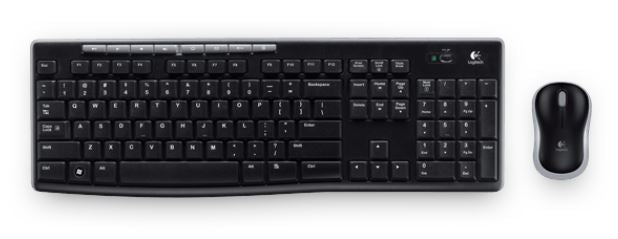 Logitech MK270R Wireless Keyboard and Mouse Combo 2.4GHz Wireless Compact Long Battery Life 8 Shortcut keys ~KBLT-MK235 Logitech