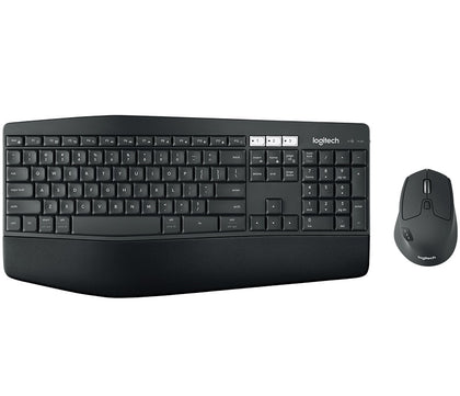 Logitech MK850 Wireless Desktop Keyboard Mouse Combo 3 year battery Incurve keys Low profile Cushioned palm rest ~920-002510 KBLT-MK710 KBLT-MX800 Logitech