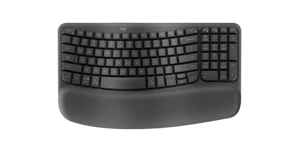 Logitech Ergo Series Wave Keys Wireless Ergonomic Keyboard (Graphite)