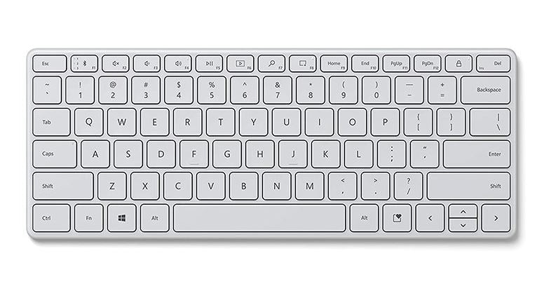 Microsoft Bluetooth Compact Keyboard Bluetooth English AUSTL/NZ Glacier (LS)