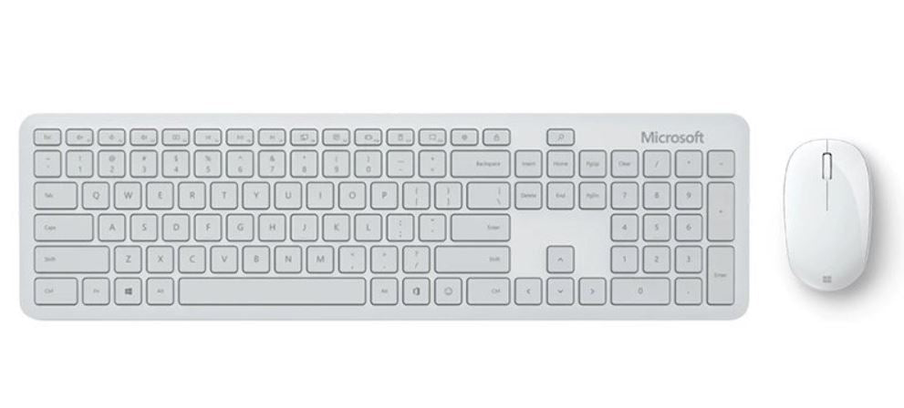 Microsoft Wireless Bluetooth Desktop Bundle Bluetooth Monza Gray Microsoft