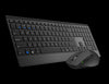RAPOO 9500M Bluetooth & 2.4G Wireless Multi-mode Keyboard Mouse Combo Black - 1300DPI 4.5mm Ultra-Slim Rapoo