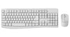 RAPOO X1800Pro Wireless Mouse & Keyboard Combo - 2.4G, 10M Range, Optical, Long Battery, Spill-Resistant Design,1000 DPI, Nano Receiver, Entry (White) Rapoo