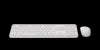 RAPOO X260S Wireless Optical Mouse & Keyboard Black - 2.4G Connection, 10M Range, Spill-Resistant, Retro Style Round Key Cap, 1000DPI - White By order