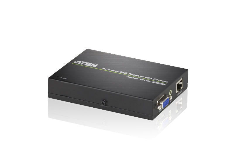 Aten A/V Over Cat 5 Receiver with Cascade for VS1204T/1208T. Cascade up to 10 level (LS) Aten