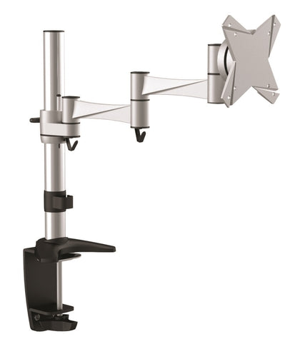 Astrotek Monitor Stand Desk Mount 43cm Arm for Single LCD Display 21.5' 22' 23.6' 24' 27' 8kg 15° tilt 180° swivel 360° rotate VESA 75x75 100x100 Astrotek