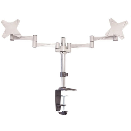 Astrotek Dual Monitor Arm Desk Mount Stand 43cm for 2 LCD Displays 21.5' 22' 23.6' 24' 27' 8kg 30° tilt 180° swivel 360° rotate VESA 75x75 100x100 Astrotek