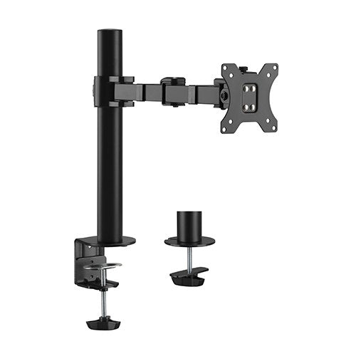 Brateck Single Monitor Affordable Steel Articulating Monitor Arm Fit Most 17'-32' Monitor Up to 9kg per screen VESA 75x75/100x100 Brateck