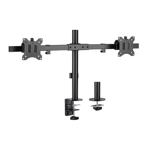 Brateck Pole Mount Dual-Screen Monitor Mount Fit Most 17'-32' Monitors, Up to 9kg per screen VESA 75x75/100x100 Brateck