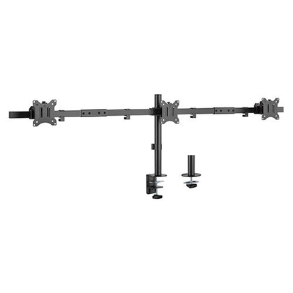 Brateck Triple Moitors Pole Mount Monitor Mount Fit Most 17'-32' Monitors, Up to 7kg per screen VESA 75x75/100x100 Brateck