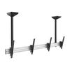 Brateck Dual Screen Menu Board Ceiling Mount Fit Screen Size 45'-55' Up to 50kg VESA  200x200,400x200,300x300,400x400,600x400 Brateck