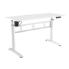 Brateck Stylish Single-Motor Sit- Stand Desk 1400x600x740~1200mm - White (LS) Brateck