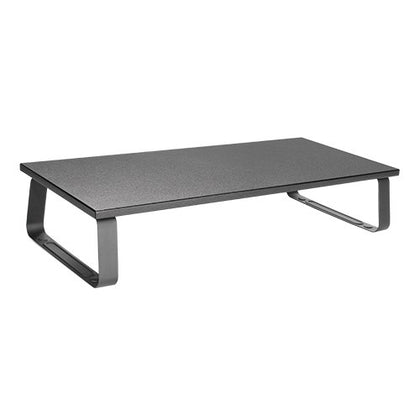 Brateck Timber Desktop Monitor Stand (600x260x120mm) Fit Screen Size 13'-32' Weight Capacity Up to 20kg- Black Brateck