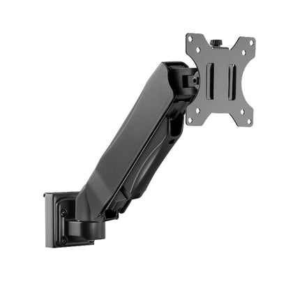 Brateck Slatwall Gas Spring Monitor Arm, Effortless Monitor Height Adjustment with Gas Spring, for 13'-27' Screen, Up to 6.5kg/Screen (LS) Brateck