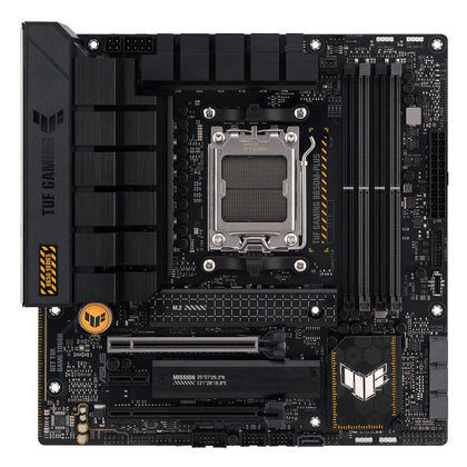 ASUS TUF GAMING B650M-PLUS (AM5) Micro-ATX Motherboard 4xDDR5 128GB,1x PCIe 4.0/3.0 x16 slott,2 x M.2 slots,4 x SATA,,Realtek 2.5Gb Ethernet ASUS