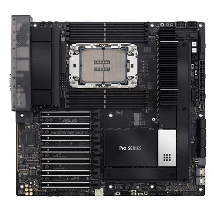 ASUS PRO WS W790E-SAGE SE Intel LGA4677 EEB Workstation Motherboard, PCIe 5.0 x16, M.2, Dual 10G LAN,USB 3.2 Gen 2x2 Type-C