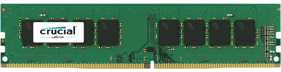 Crucial 16GB (1x16GB) DDR4 UDIMM 2666MHz CL19 Single Rank Desktop PC Memory RAM Micron (Crucial)-P