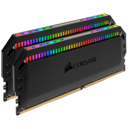 Corsair Dominator Platinum RGB 16GB (2x8GB) DDR4 3600MHz CL18 DIMM Unbuffered 18-19-19-39 XMP 2.0 Black Heatspreader 1.35V Desktop PC Gaming Memory Corsair