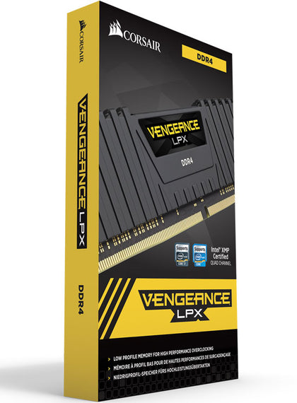 Corsair Vengeance LPX 16GB (2x8GB) DDR4 2666MHz C16 Desktop Gaming Memory Black - AMD Ryzen Corsair