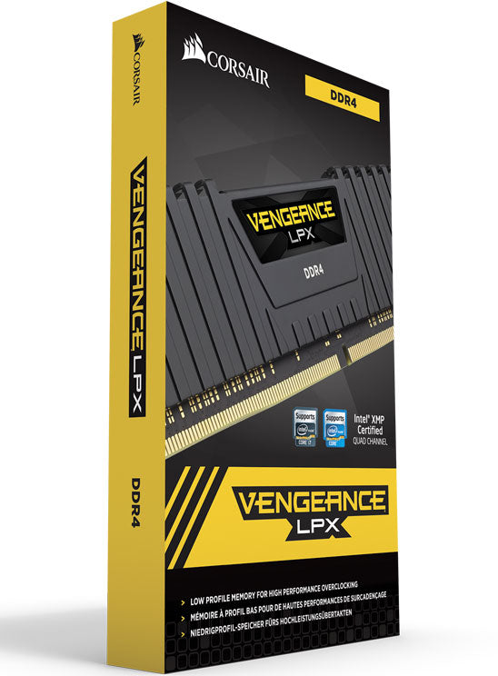 Corsair Vengeance LPX 16GB (2x8GB) DDR4 3600MHz C18 Desktop Gaming Memory Black - AMD Ryzen Corsair