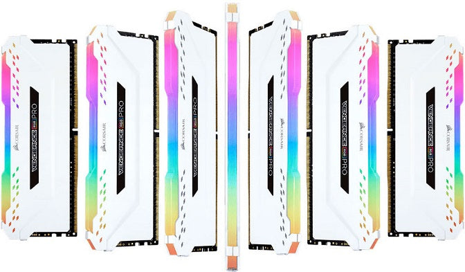 Corsair Vengeance RGB PRO 16GB (2x8GB) DDR4 3200MHz C16 Desktop Gaming Memory White Corsair