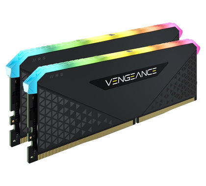 Corsair Vengeance RGB RS 16GB (2X8GB) DDR4 3600MHz C18 18-22-22-42 Black Heatspreader Desktop Gaming Memory Corsair