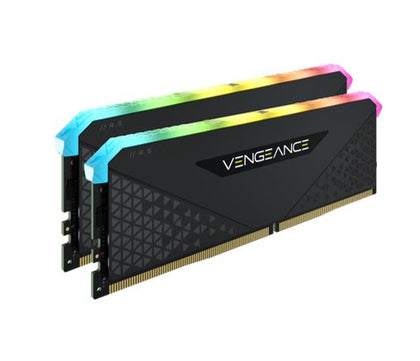 Corsair Vengeance RGB RT 32GB (2x16GB) DDR4 3600MHz C18 18-22-22-42 Black Heatspreader Desktop Gaming Memory for AMD Corsair