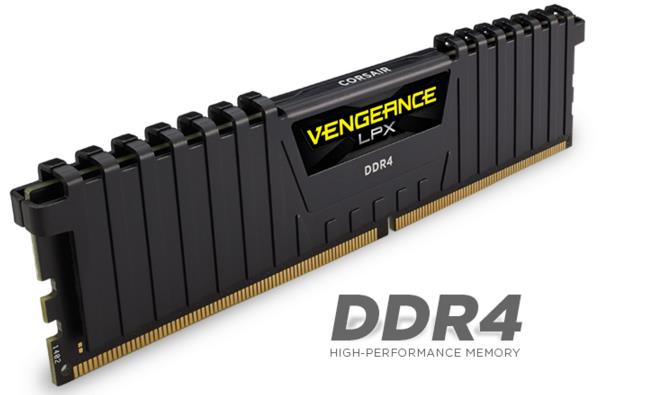 Corsair Vengeance LPX 8GB (1x8GB) DDR4 2666MHz C16 Desktop Gaming Memory Black Corsair