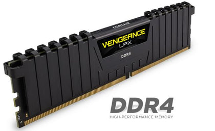Corsair Vengeance LPX 8GB (1x8GB) DDR4 2666MHz C16 Desktop Gaming Memory Black Corsair