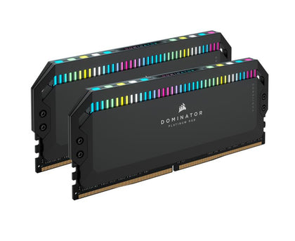 Corsair Dominator Platinum RGB 32GB (2x16GB) DDR5 UDIMM 5200Mhz C40 1.25V Black Desktop PC Gaming Memory Corsair