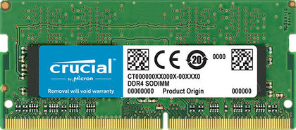 Crucial 16GB (1x16GB) DDR4 SODIMM 3200MHz CL22 1.2V Single Ranked Notebook Laptop Memory RAM Micron (Crucial)