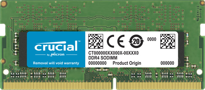 Crucial 32GB (1x32GB) DDR4 SODIMM 3200MHz CL22 1.2V Dual Ranked Notebook Laptop Memory RAM Micron (Crucial)